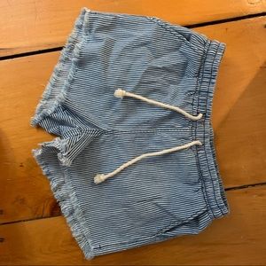 Wild Fable striped denim shorts